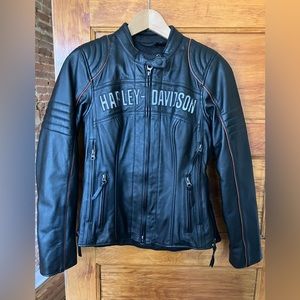 Women’s Harley Davidson Leather Riding Jacket - size XS
